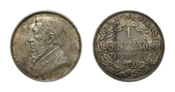 South Africa, 1897 Shilling, GVF