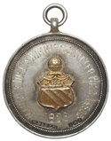 1926 Swimming & Water Polo Association Silver Medal won by A Downing at the Harpurhey Swimming Baths, Manchester