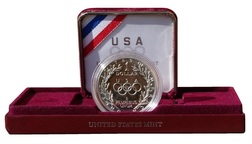 US, 1988 One Dollar 'United States Olympic coin' Silver Proof FDC