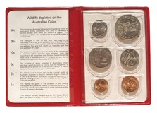 Australian, 1978 Brillaint Uncirculated Coin Collection, Issued in Royal Australian Mint Wallet