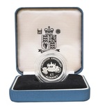 Alderney, One Pound 1993 Silver Proof issued by the Royal Mint, Cased with Cerificate of Authenticity FDC