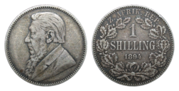 1894 South Africa Shilling, GF