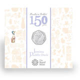 Beatrix Potter, 2016 50p 'Jemima Puddle-Duck' Brilliant Uncirculated Royal Mint Folder, Sealed as issue.