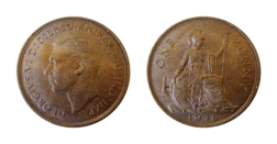 1946 Penny, Mint toned, EF 39066