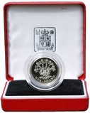 1986 UK, Silver Proof "Piedfort" One Pound Coin FDC