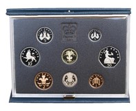 1990 Royal Mint Proof Collection in the Standard Blue Case.