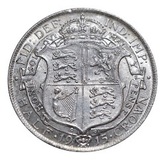 1915 Silver Half crowns
