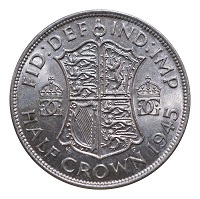 1945 Silver Half crowns