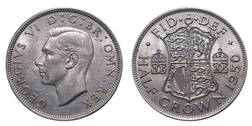 1950 Half crown, aEF 2692