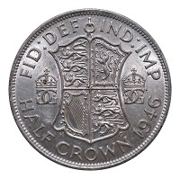1946 Silver Half crowns