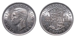 1942 Half crown, EF