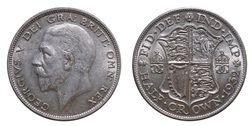 1932 Half crown, mint lustre' GVF Scarce 27854