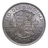 1944 Silver Half crowns