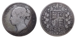 1883 Half crown, VG/FAIR 21577