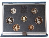 1988 Royal Mint Standard Blue Case Proof Coin Collection FDC