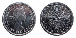 1953 Sixpence, aFDC