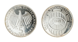 Germany - Federal Republic, 1973G Silver 5 Mark, 'Frankfurt Parliament' aUNC