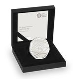 2017 Sir Isaac Newton 50p Silver Proof Boxed with Royal Mint Certificate FDC
