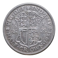 1931 Silver Half crowns