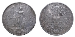1911 B. British Trade Dollar, GVF