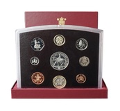 2002 Royal Mint Standard  Cased Proof Year Set, as issued with Certificate FDC