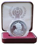 Lesotho, 15 Maloti 1979 Silver Proof FDC 'International Year of the Child' containing 1oz of Fine Silver.