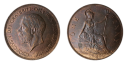 1929 Penny, EF traces of original Lustre