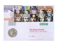 UK, 2010 Medallic Medal, Celebrating 350 Years, of The Royal Society, Issued by the Royal Mint