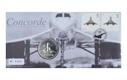 UK, 2009 Medallic Medal, Commemorating "The First Flight of Concorde" Issued by the Royal Mint.