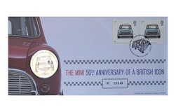 UK, 2009 Medallic Medal, Commemorating "50th Anniversary of the Mini Car" Issued by the Royal Mint