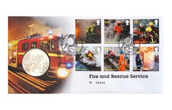 UK, 2009 Medallic Medal, Commemorating "FIRE & RESCUE SERVICE" Issued by the Royal Mint.