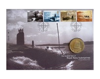 UK, 2001 Medallic Medal, Commemorating "RN SUBMARINES" Issued by the Royal Mint, in a Large Cover.