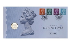 One Pound, 2009 Representing 'The United Kingdom' with 'High Value Dinitive£s' Coin Cover issued by the Royal Mint.