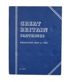 Great Britain, Empty Whitman Folder 1860-1901 Farthings lightly used