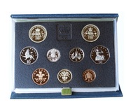 1989 Royal Mint "Standard Blue Case" Proof Year Set, FDC.