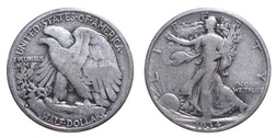 1934-D Silver Half Dollar, GF