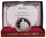 US, Half Dollar, 1982 George Washington Commemorative, Boxed with Certificate FDC