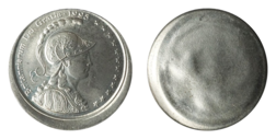 English Pattern, (1 ECU) 1995 Trial Error miss strike Coin, UNC