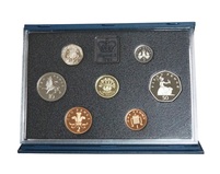 1991 Royal Mint, Standard Proof (7) Coin Collection, with Certificate of Authenticity FDC