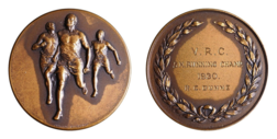 V.R.C 'Vancouver Running Company' Five Mile Running Champ, 1930 Bronze Medal, Choice UNC