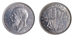 1935 George V Silver Half crown, EF