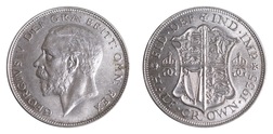 1935 Half crown, Mint lustre EF 27934