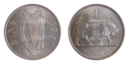 Ireland, 1951 Shilling, GEF