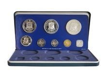 The 1978 Coinage of the Philippines Proof part silver (8-Coin) Collection, with Certificate FDC