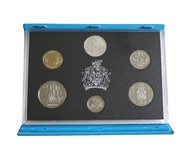 New Zealand, 1993 Proof (6-coin) Collection with silver $2 coin, Cased with Certificate FDC