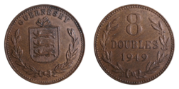 Guernsey, 1949H 8 Double, GVF