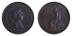 1806 Farthing, (Soho Mint), GVF