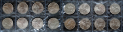 UK Decimal 1968 Ten-Pence (x 8) coins, UNC