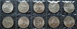1968 Decimal 10p (x 10) Coins, UNC