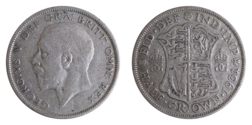 1931 George V Silver Half crown, Fine 64138